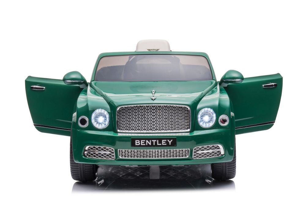 Vienvietis elektromobilis vaikams Bentley Mulsanne, žalias lakuotas