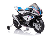 Vienvietis elektrinis motociklas vaikams BMW HP4 Race JT5001, baltas
