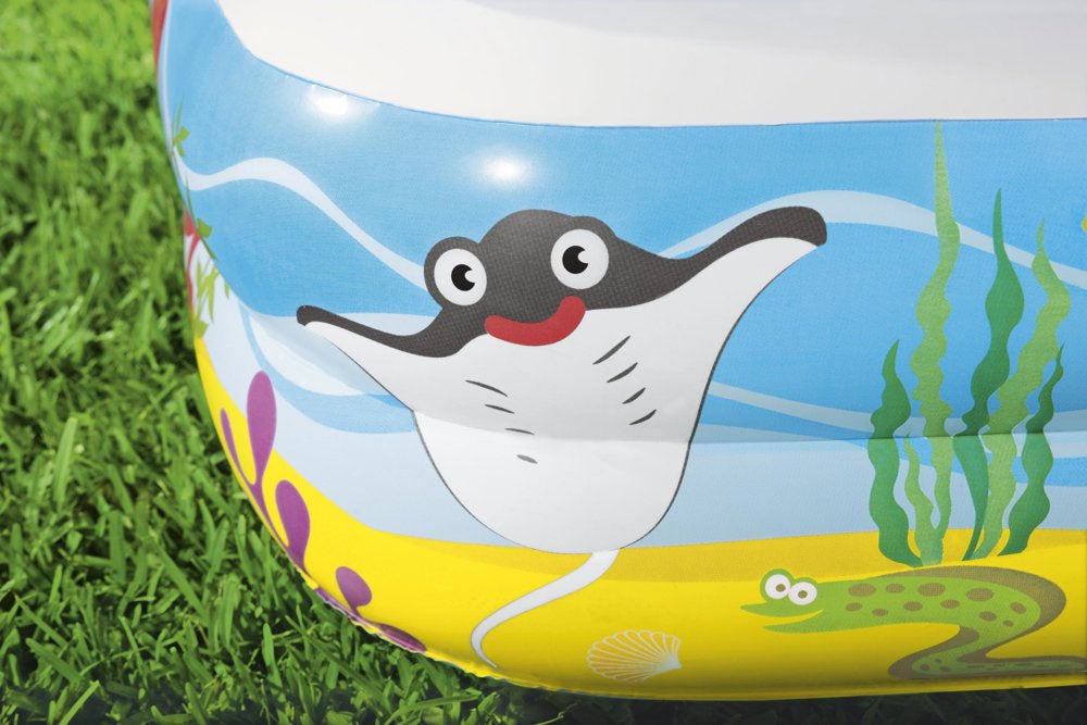 Pripučiamas baseinas vaikams su stogeliu 140x140x114cm, Bestway 52192