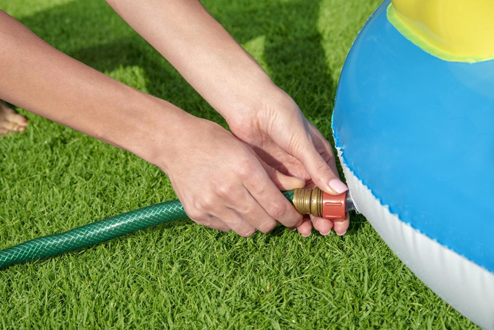 Pripučiama žaidimo aikštelė Bestway Rainbow n' Shine, 257x145x91 cm