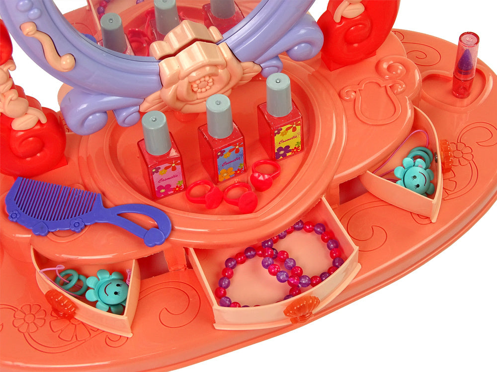 Kosmetinis staliukas su veidrodžių