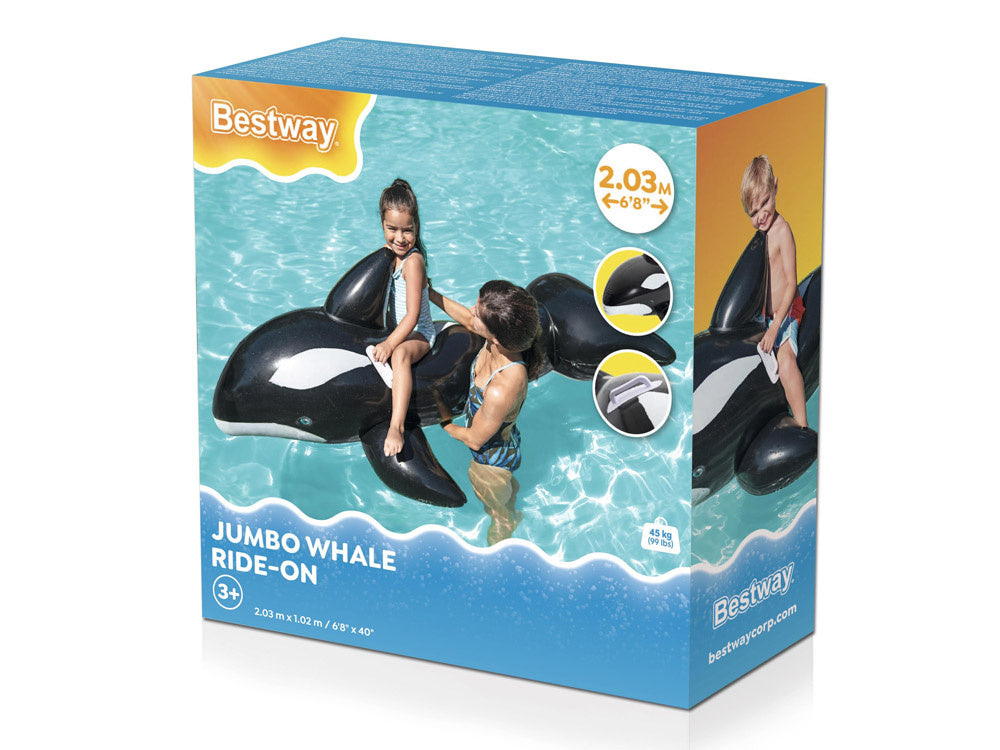 Didelis pripučiamas čiužinys ORCA 203 cm x 102 cm, Bestway