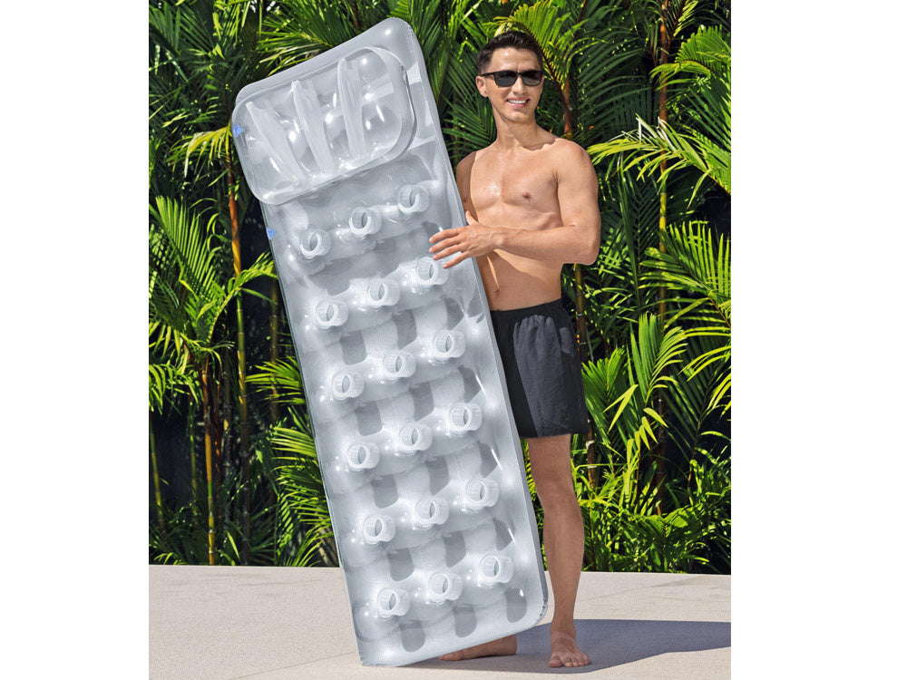 Pripučiamas paplūdimio čiužinys 188 cm x 71 cm Bestway Metal Tech Lounge