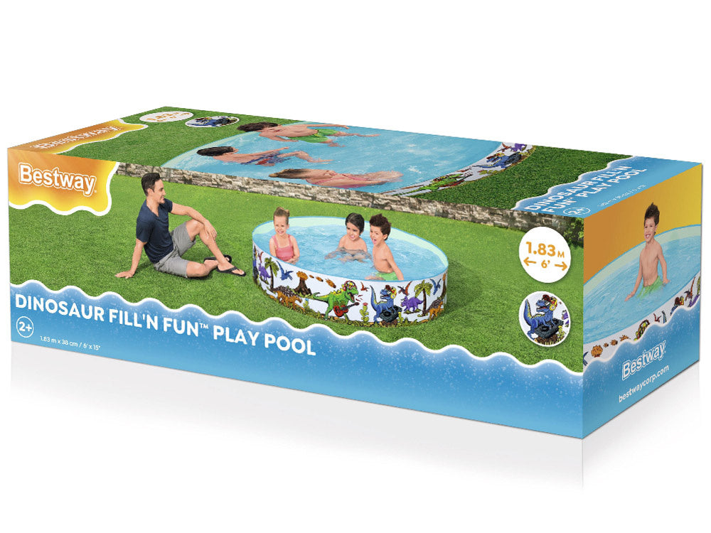 Baseinas Bestway Dinosaur Fill N Fun Pool