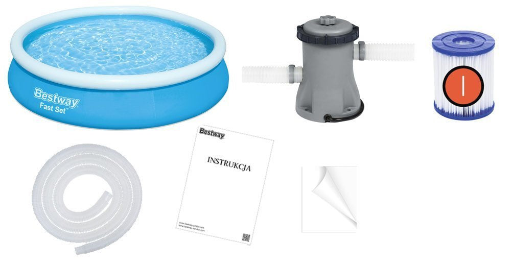 Pripučiamas baseinas vaikams 366 cm x76 cm, Bestway