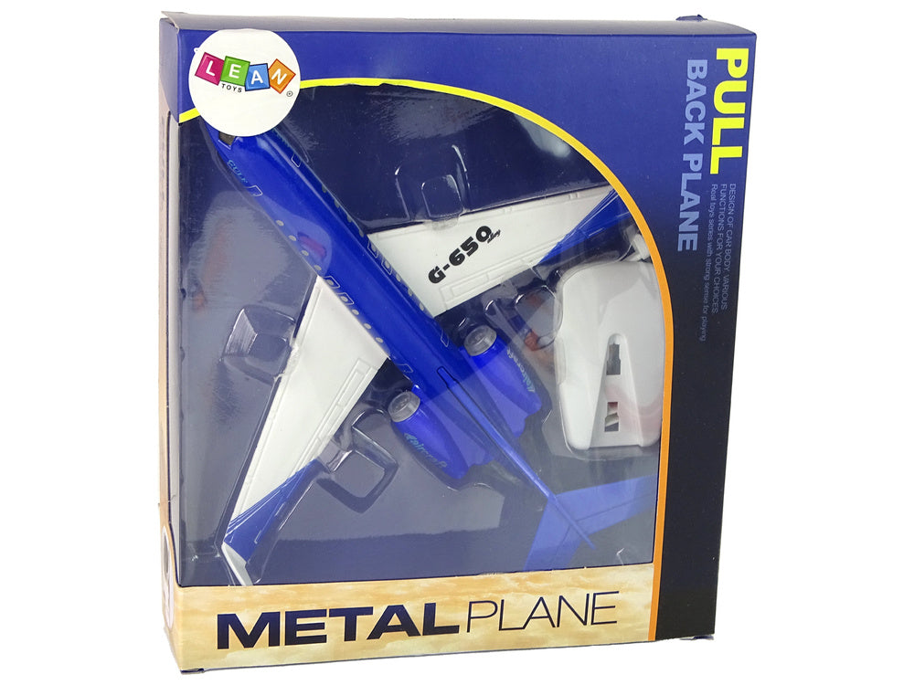 Keleivinis orlaivis G-650 su garso efektais, mėlynas