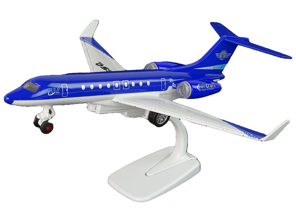 Keleivinis orlaivis G-650 su garso efektais, mėlynas