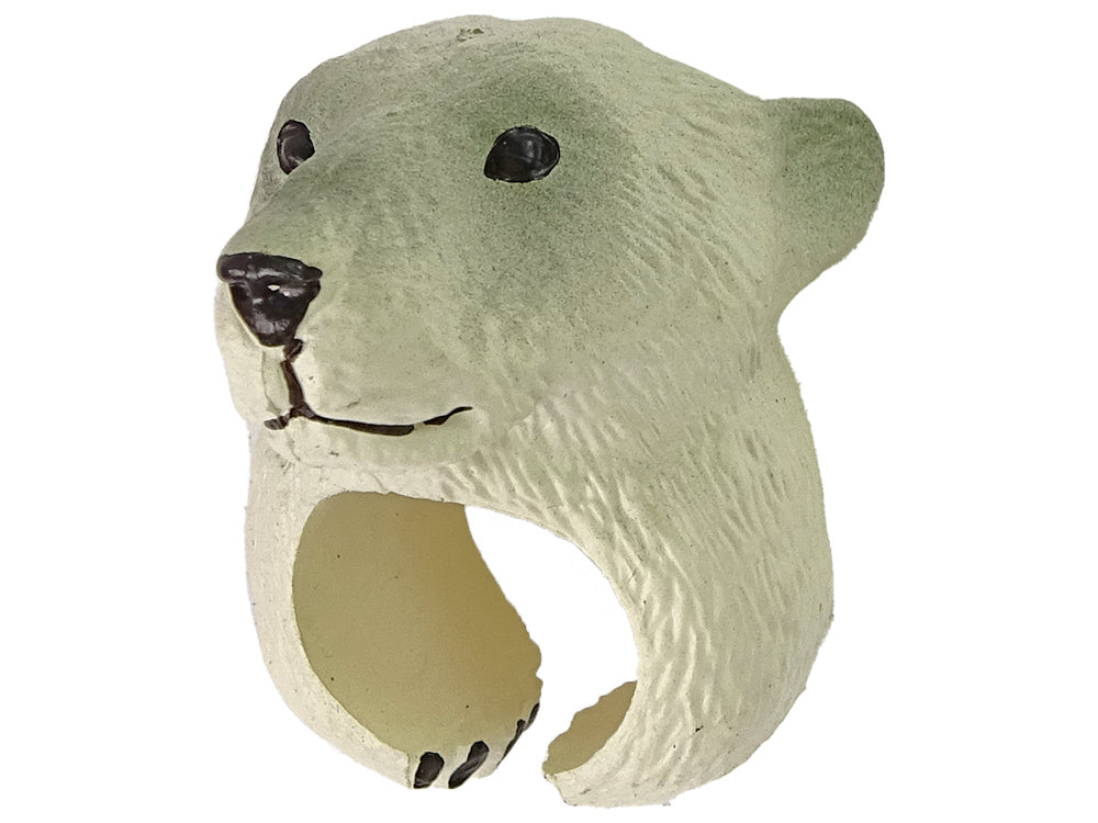 Žaislinis žiedas, baltoji meška