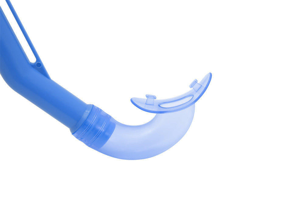 Nardymo kaukė su vamzdeliu, tamsiai mėlyna