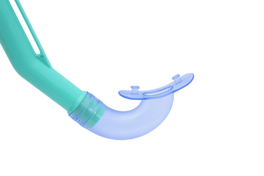 Nardymo kaukė su vamzdeliu , žydra