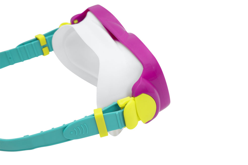 Nardymo rinkinys „Kaukė, plaukmenys, vamzdelis“, rožinis