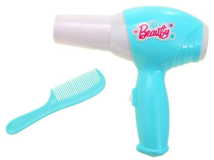 Tualetinis staliukas su veidrodžiu, mėlynas