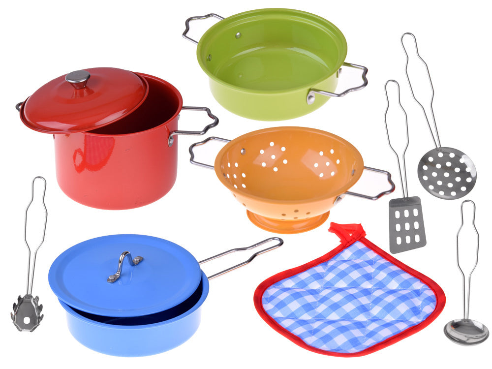Mažojo virėjo puodų ir keptuvių rinkinys