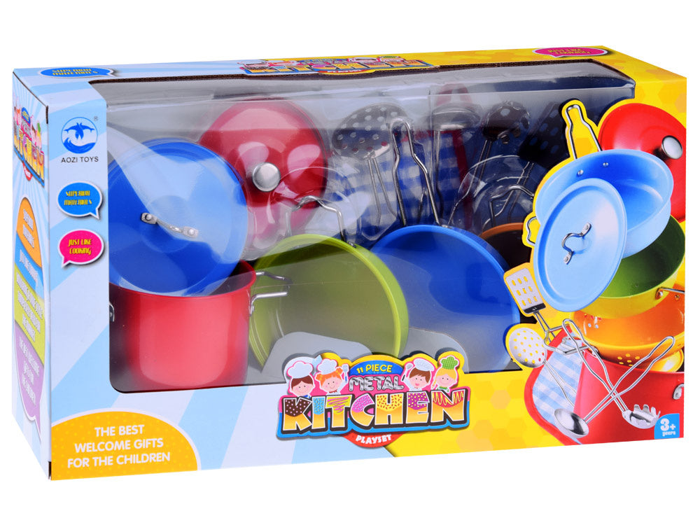 Mažojo virėjo puodų ir keptuvių rinkinys