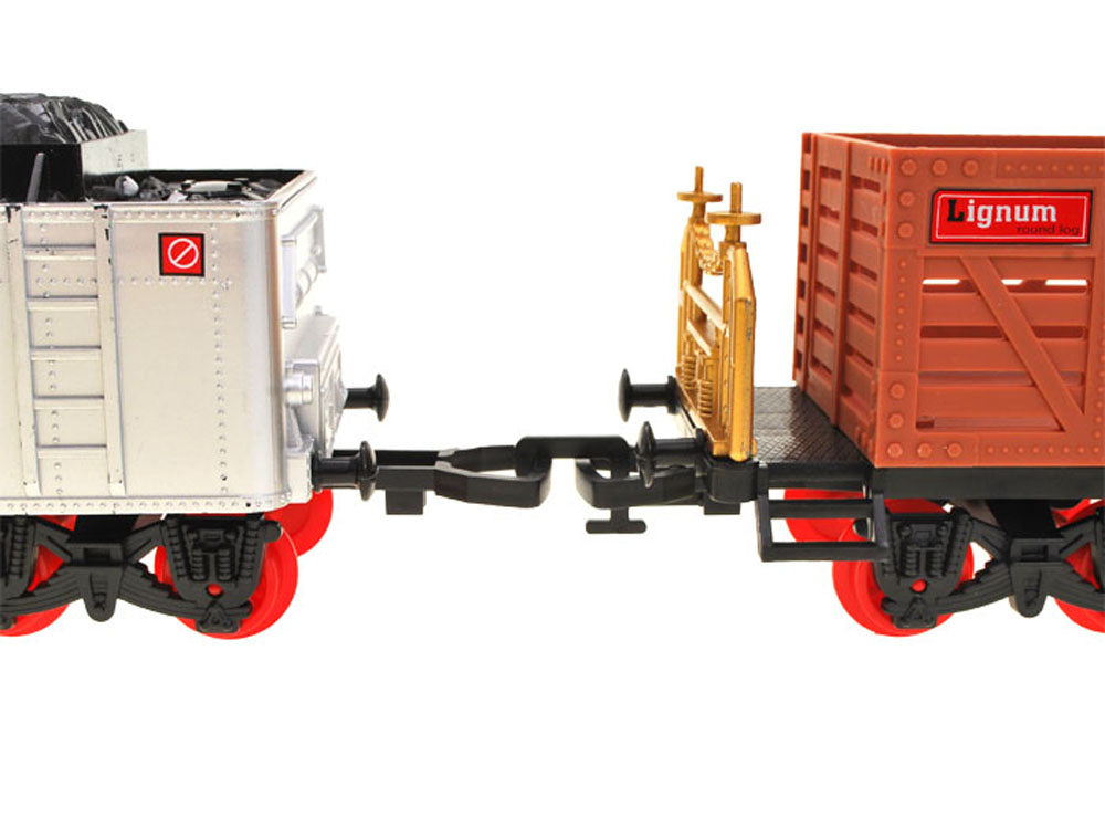 Didelis nuotoliniu būdu valdomas garinis traukinys su bėgiais, Rail King