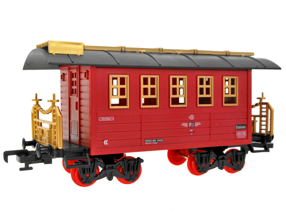 Didelis nuotoliniu būdu valdomas garinis traukinys su bėgiais, Rail King