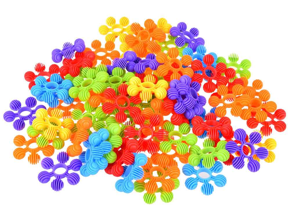 Spalvingi blokai snaigės 72 vnt.