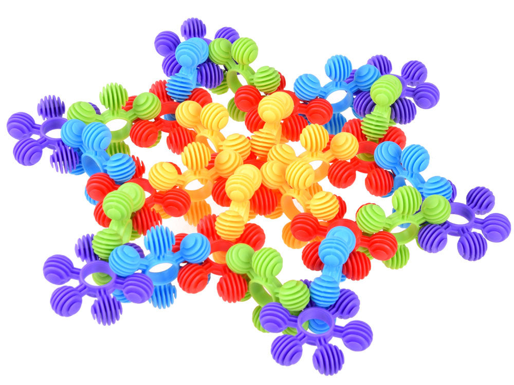 Spalvingi blokai snaigės 72 vnt.