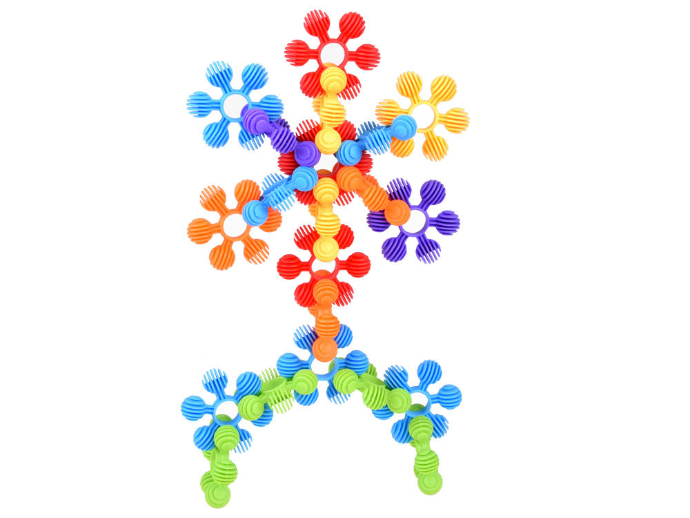 Spalvingi blokai snaigės 72 vnt.