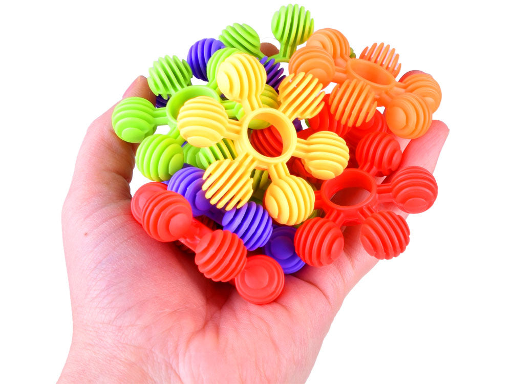 Spalvingi blokai snaigės 72 vnt.