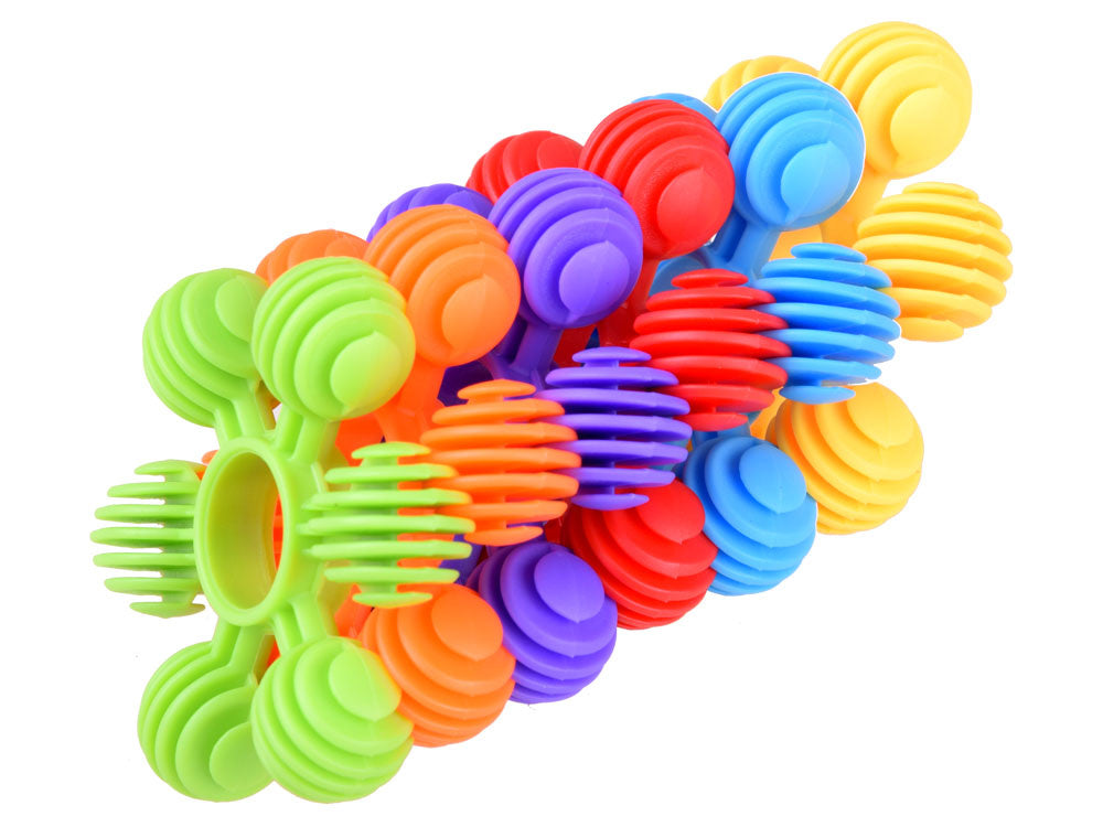 Spalvingi blokai snaigės 72 vnt.