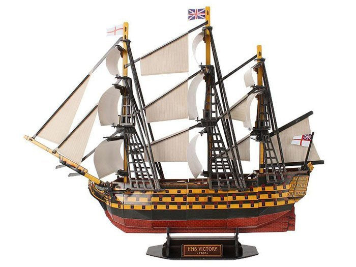 3D laivo HMS VICTORY dėlionės rinkinys