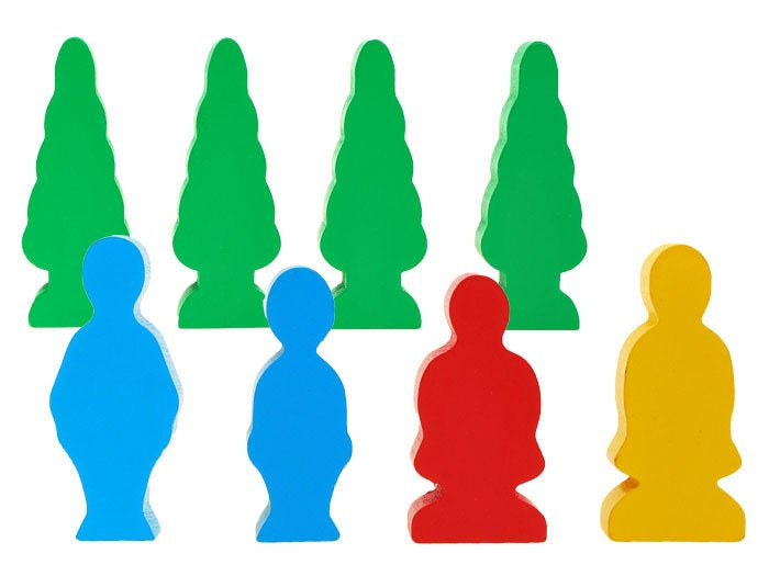 Mediniai blokeliai linksmybių miestas 47 vnt. Fun Town