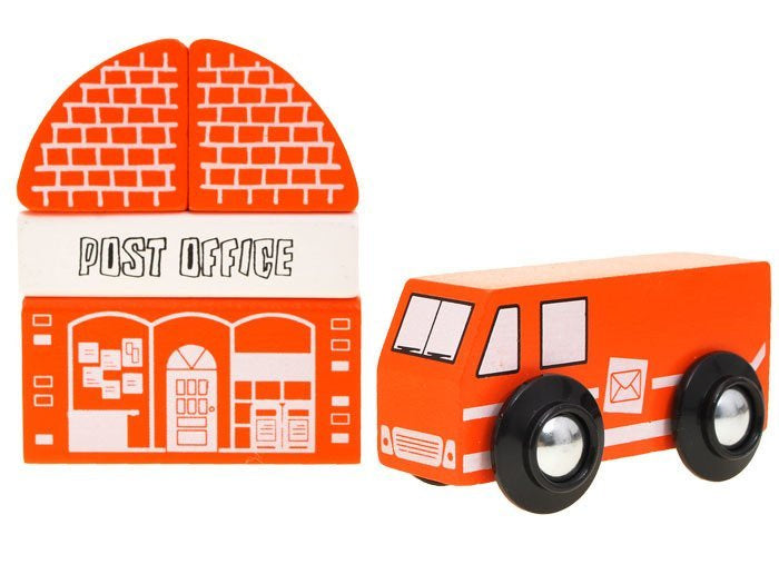 Mediniai blokeliai linksmybių miestas 47 vnt. Fun Town