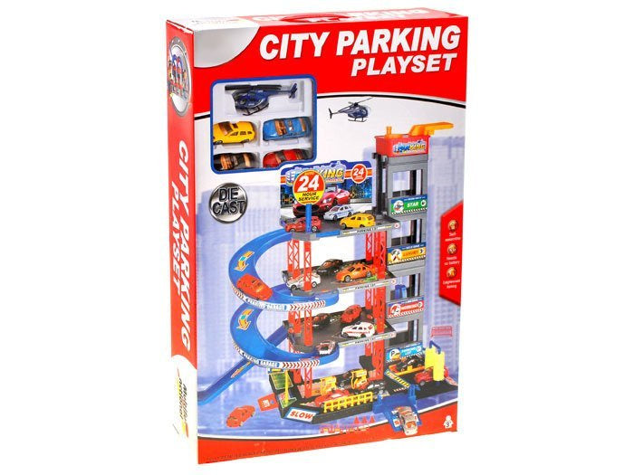 Daugiaaukštė automobilių stovėjimo aikštelė su priedais