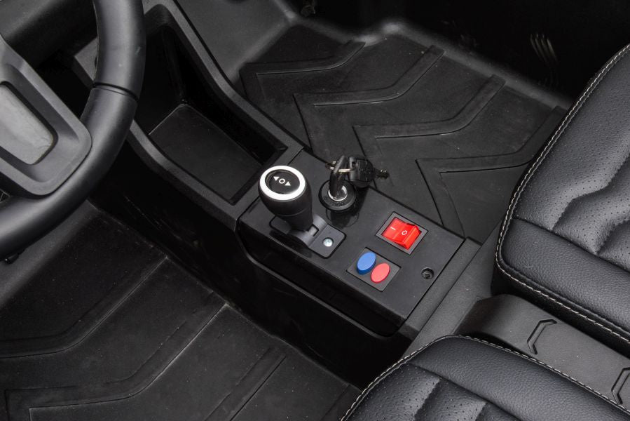 Galingas keturvietis elektromobilis vaikams 4x4 bagis A033 24V, auksinis