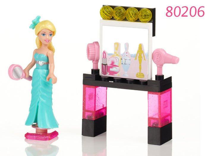 Lėlės BARBIE figūrėlė, Mega Blocks
