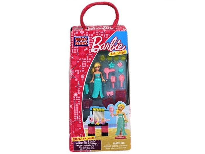 Lėlės BARBIE figūrėlė, Mega Blocks