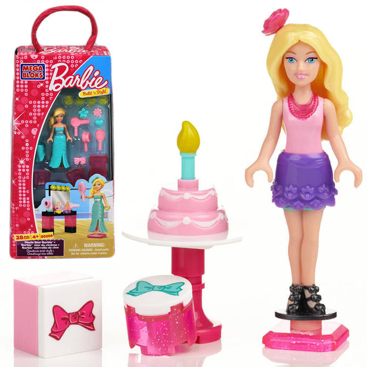 Lėlės BARBIE figūrėlė, Mega Blocks