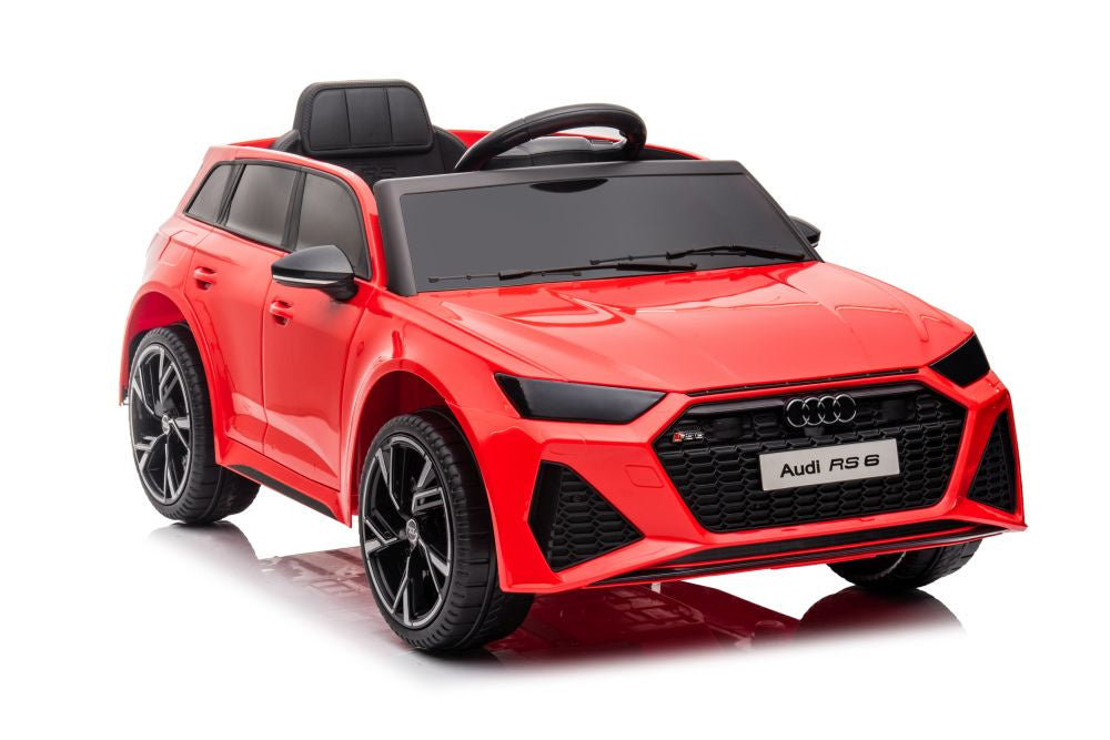 Vienvietis elektromobilis vaikams Audi RS6 BRD, raudonas