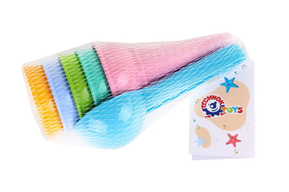 Spalvingų ledų smėlio formelių rinkinys