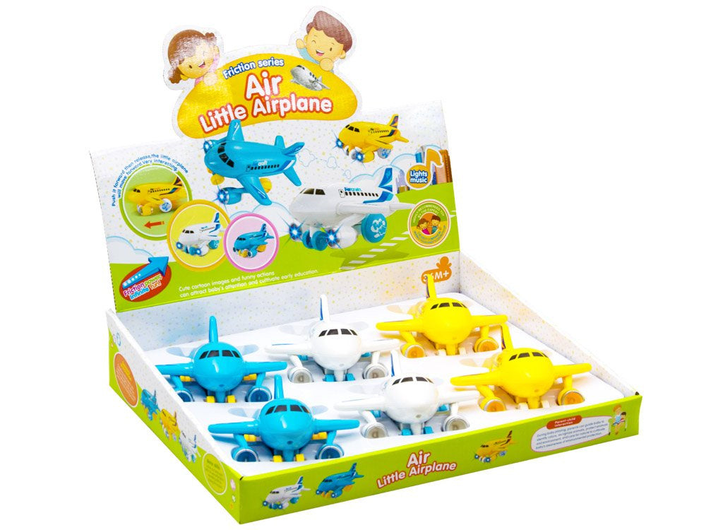 Linksmas lėktuvėlis su garso ir šviesos efektais