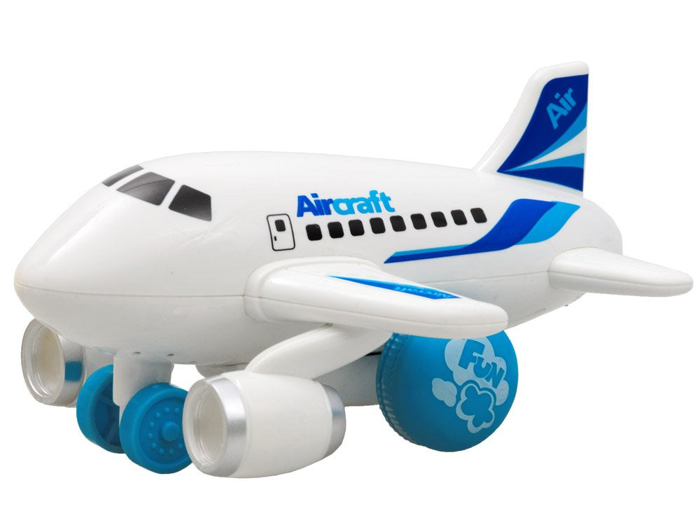 Linksmas lėktuvėlis su garso ir šviesos efektais