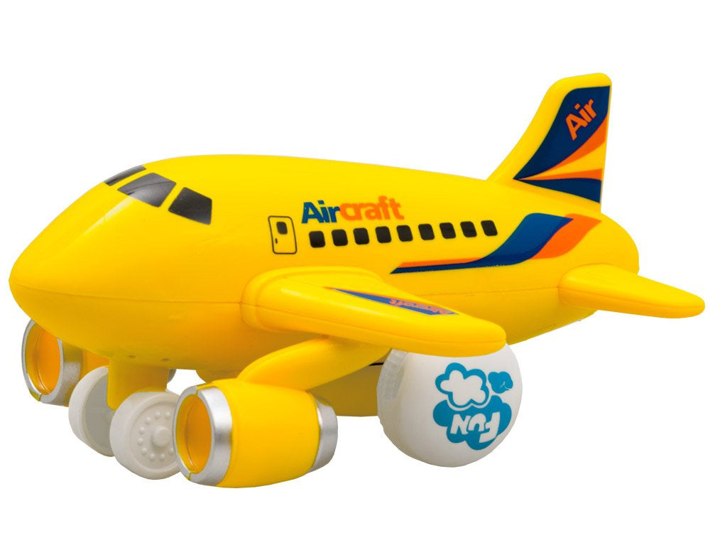 Linksmas lėktuvėlis su garso ir šviesos efektais