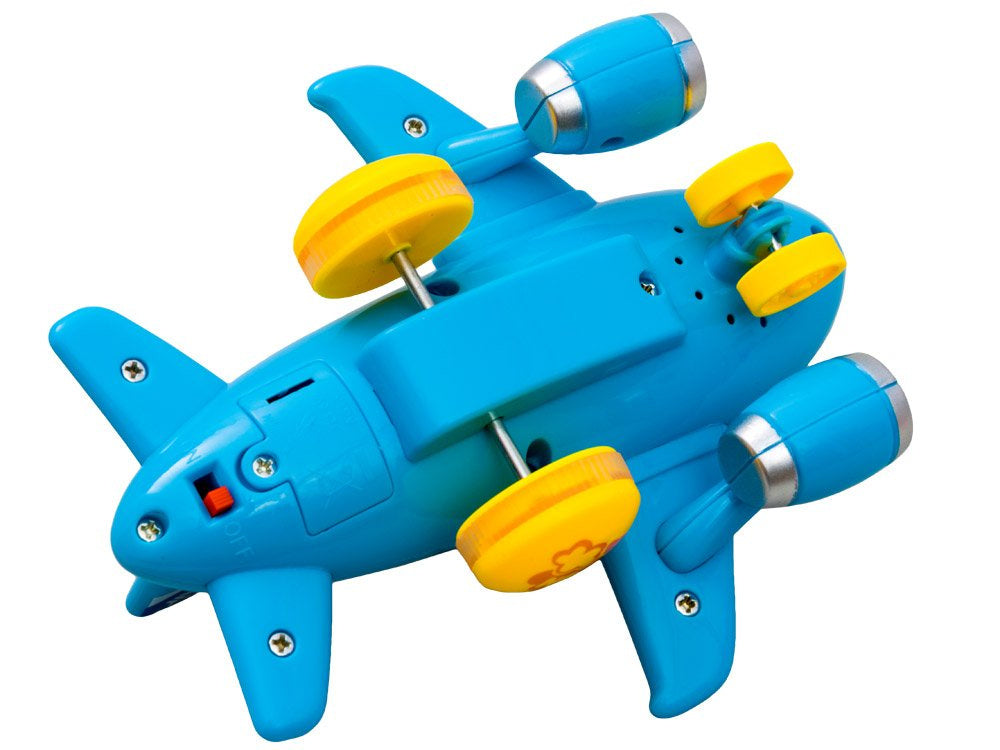 Linksmas lėktuvėlis su garso ir šviesos efektais