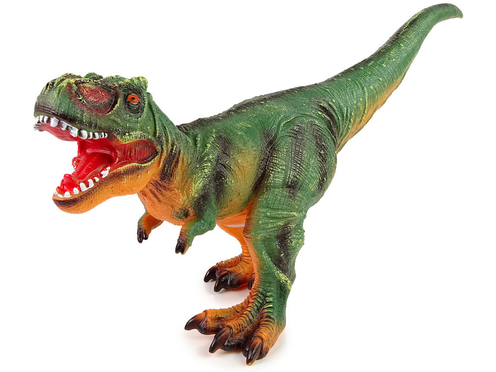 Interaktyvus dinozauras „Tyrannosaurus Rex“, žalias ir oranžinis, 60 cm
