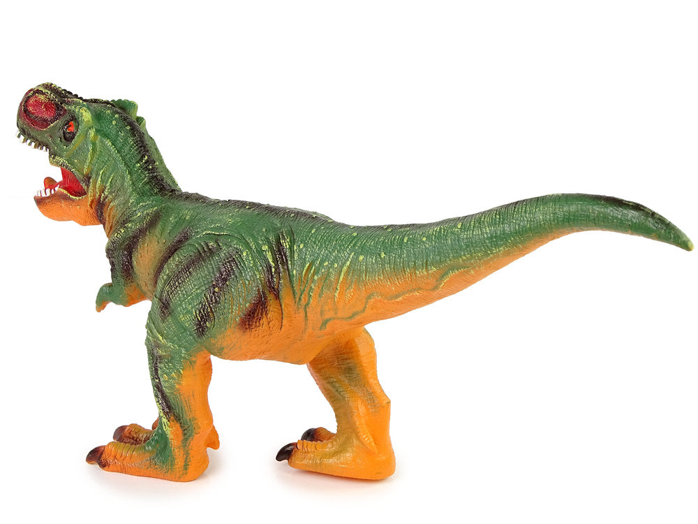 Interaktyvus dinozauras „Tyrannosaurus Rex“, žalias ir oranžinis, 60 cm