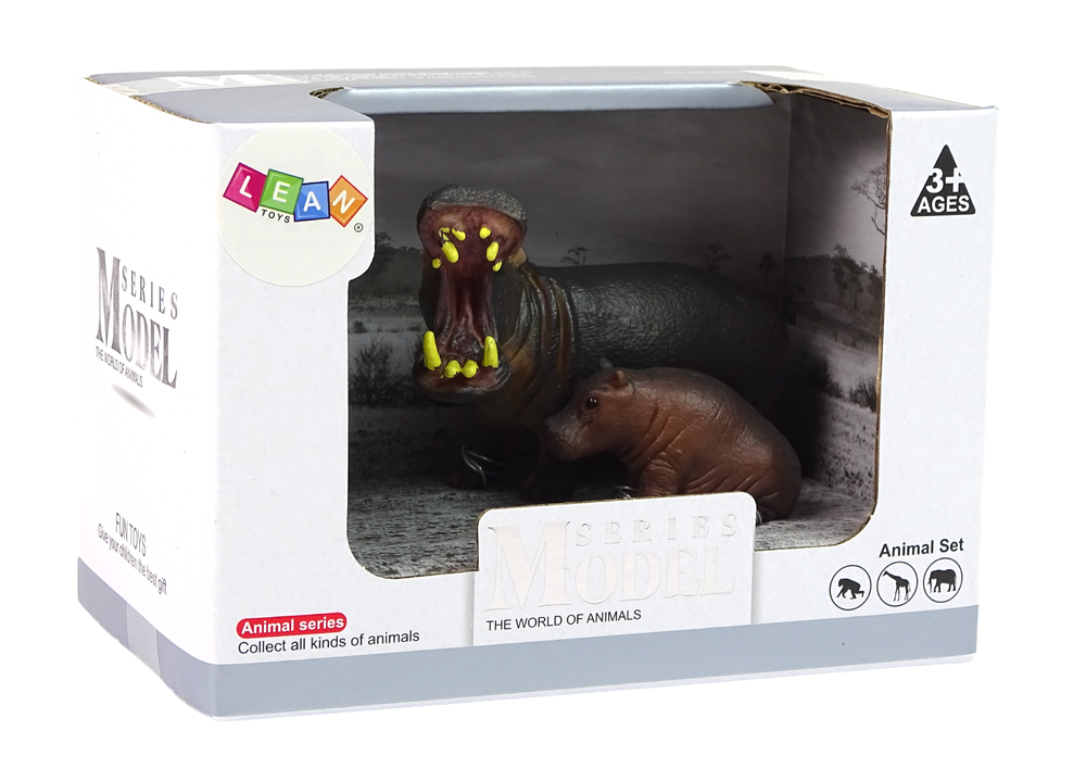 Figūrėlių rinkinys, Begemotas su jaunikliu