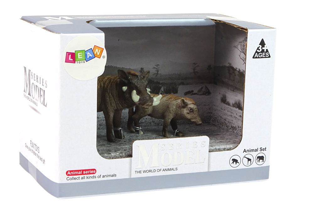 Figūrėlių rinkinys, Afrikinis karpotis su jaunikliu