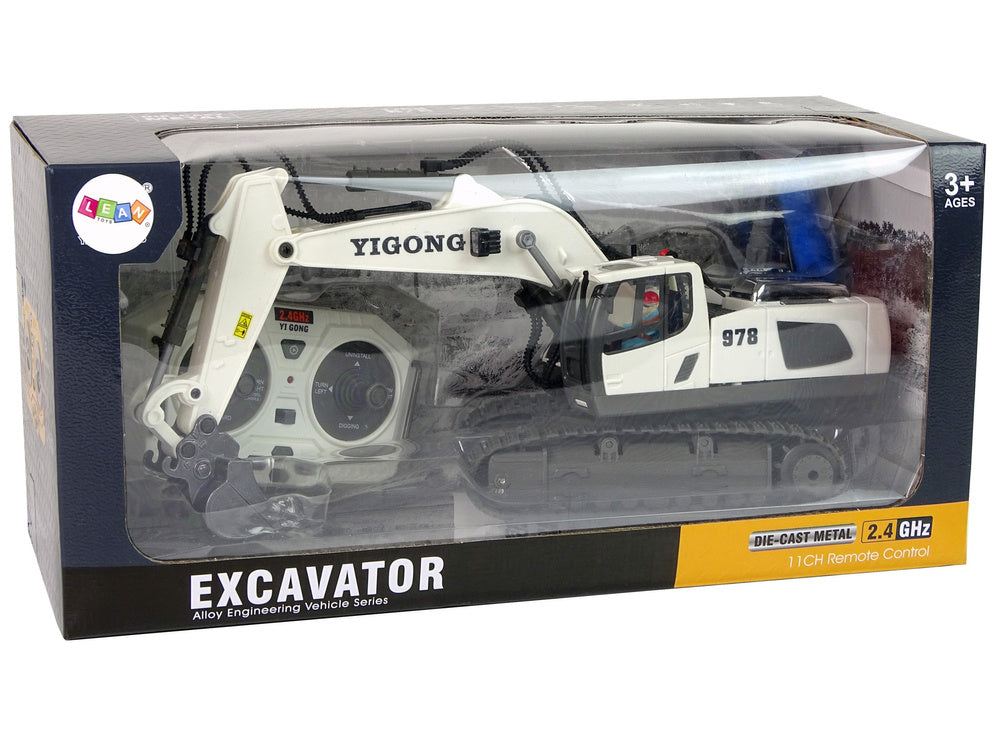 Nuotolinio būdu valdomas ekskavatorius