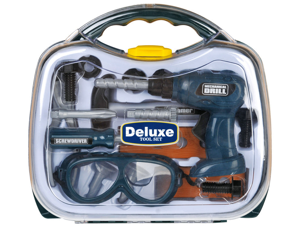 Įrankių rinkinys lagaminėlyje, žalias