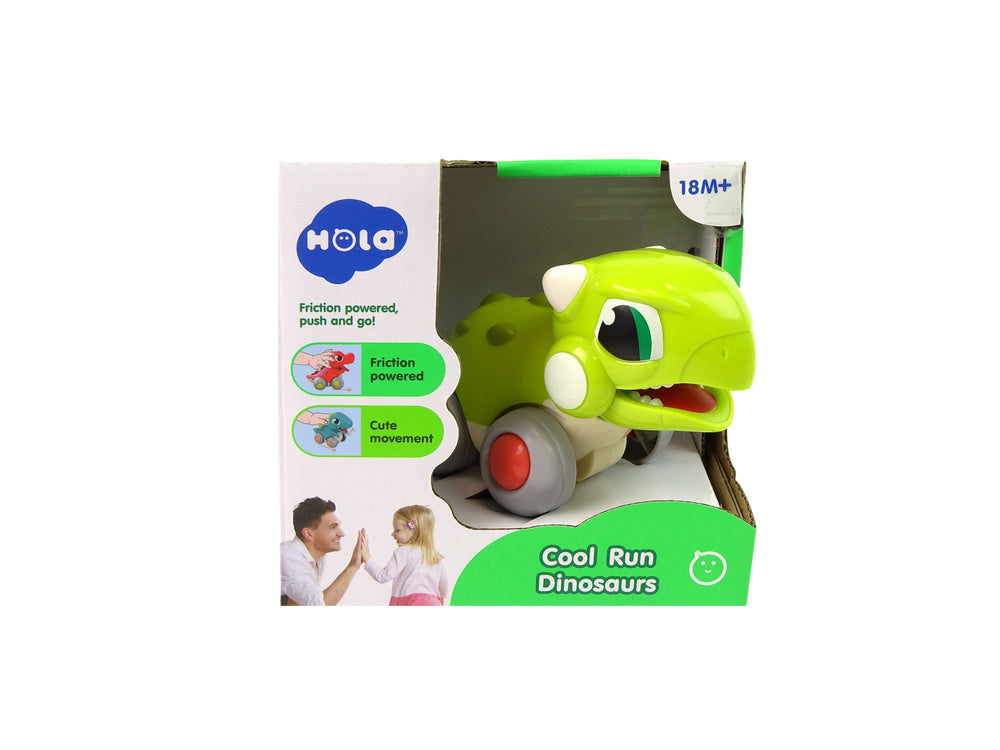 Dinozauras ant ratukų, žalias