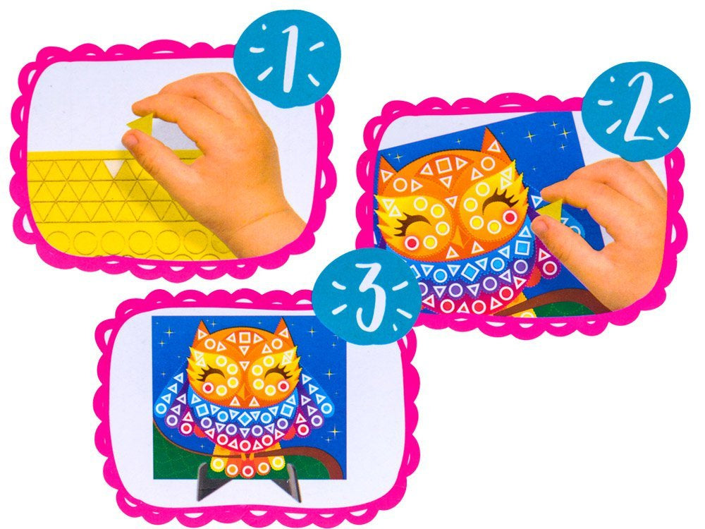 Kūrybinis mozaikos rinkinys, pelėda