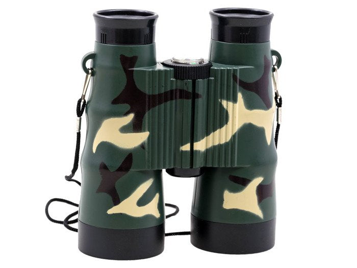 Kamufliažiniai žiūronai su kompasu