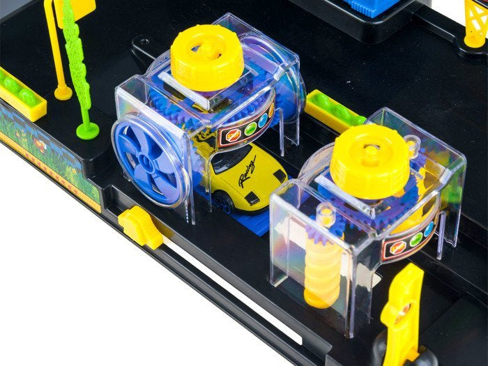 Žaislinė automobilių plovykla su automobiliais