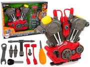 Jaunojo mechaniko variklio taisymo rinkinys - šviesos ir garso efektai